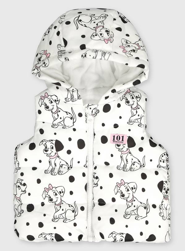 Buy Disney 101 Dalmatians White Gilet 36 months Coats and jackets