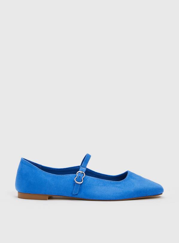 Buy Blue Mary Jane Ballerina Pumps 5 Shoes Tu