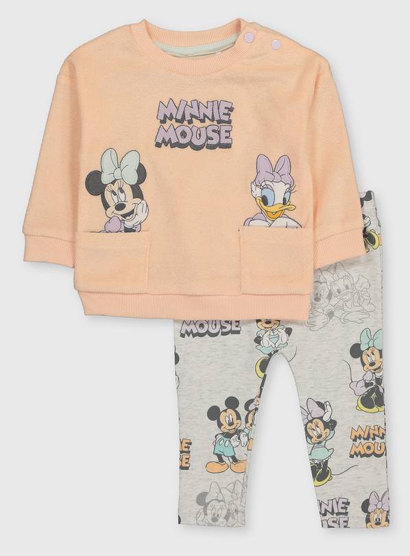 Buy Disney Minnie Mouse Towelling Top & Leggings - Up to 3 mths