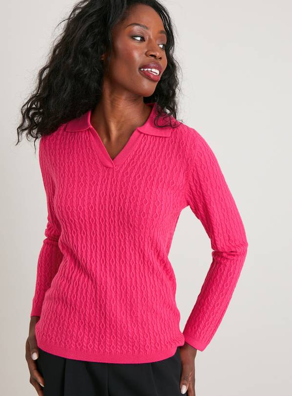 Tu shop pink jumper