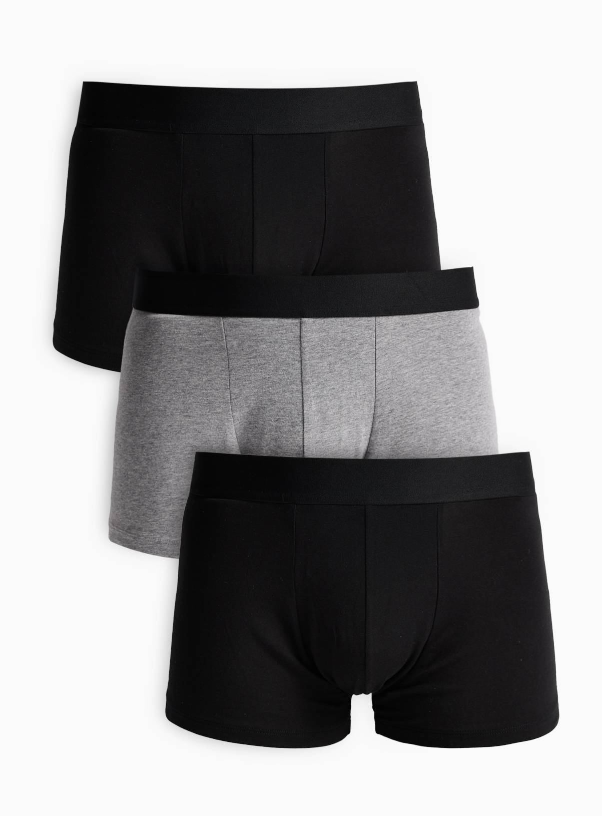 Black & Grey Hipsters 3 Pack XXL - Image 1