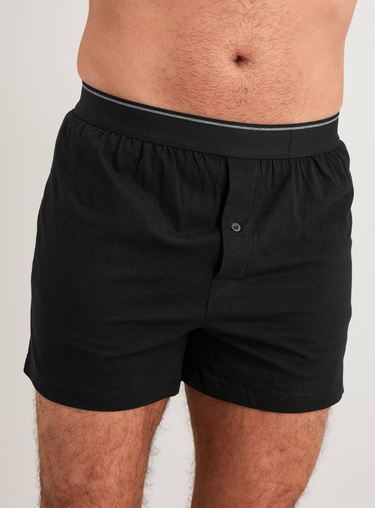 Black & Grey Jersey Boxers 3 Pack XXXL - Image 2