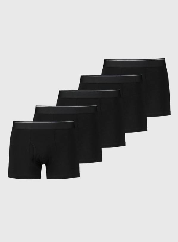 Black Trunks 5 Pack S