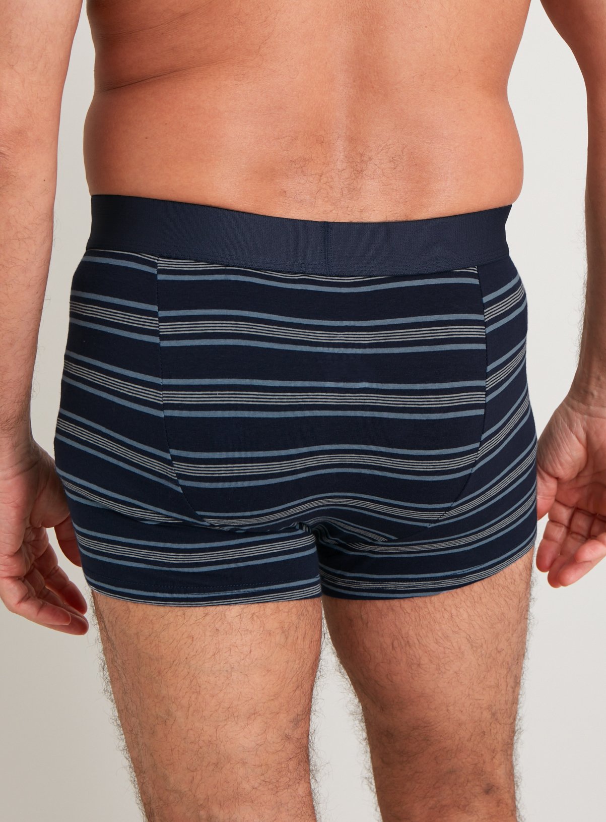 Navy Geo & Stripe Trunks 3 Pack XXXL - Image 3 thumbnail