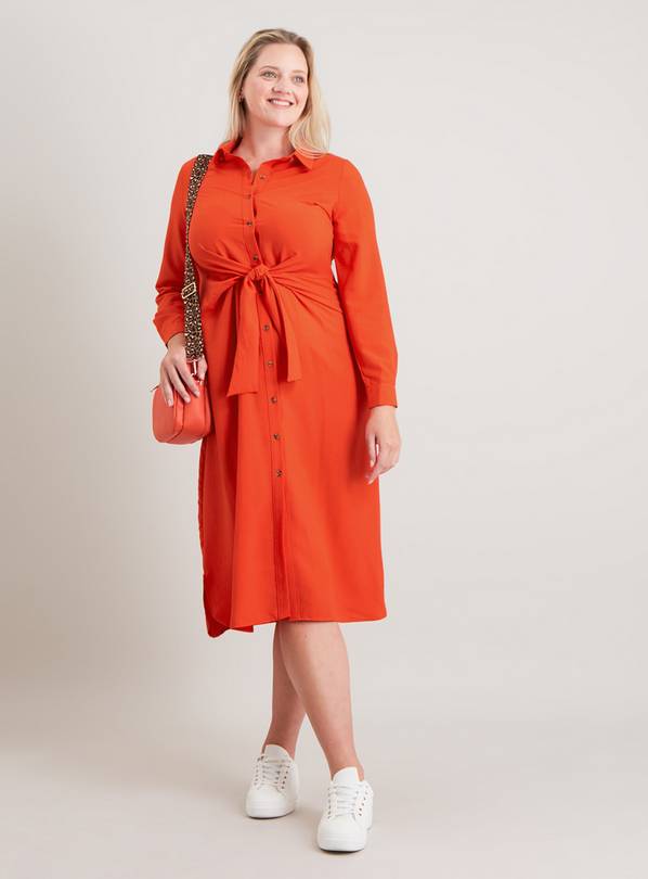 Orange dress size on sale 20