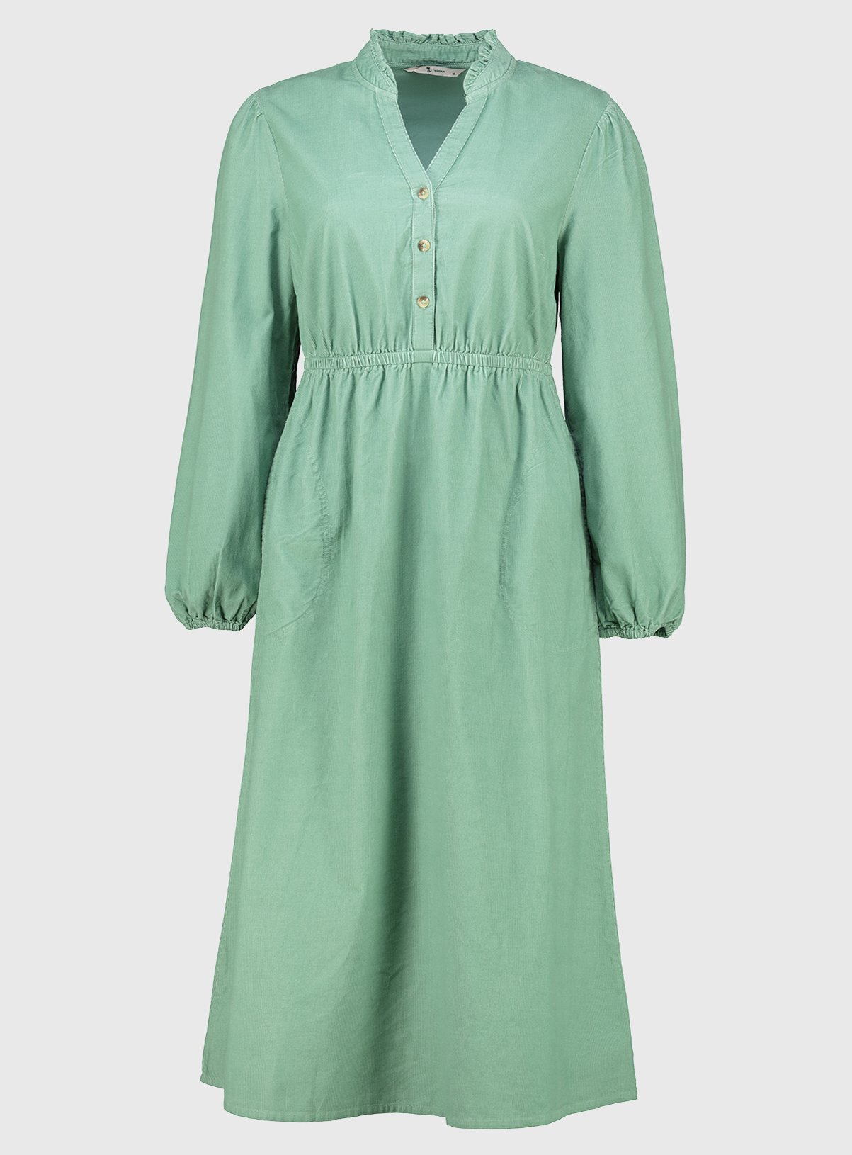 SKU: SS23 JAN CORD SHIRT DRESS:Green:12 - Image 3 thumbnail