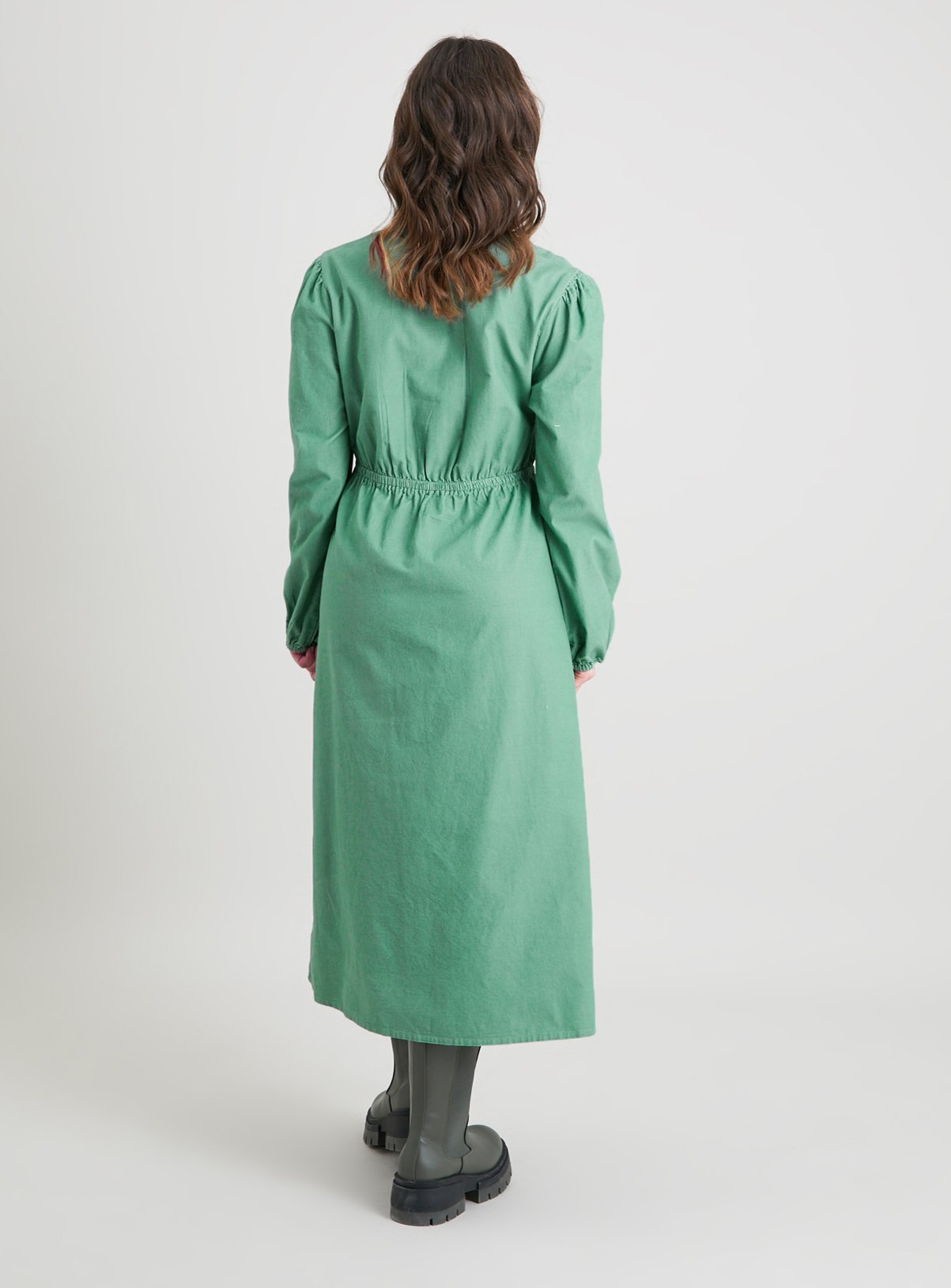 SKU: SS23 JAN CORD SHIRT DRESS:Green:12 - Image 4 thumbnail