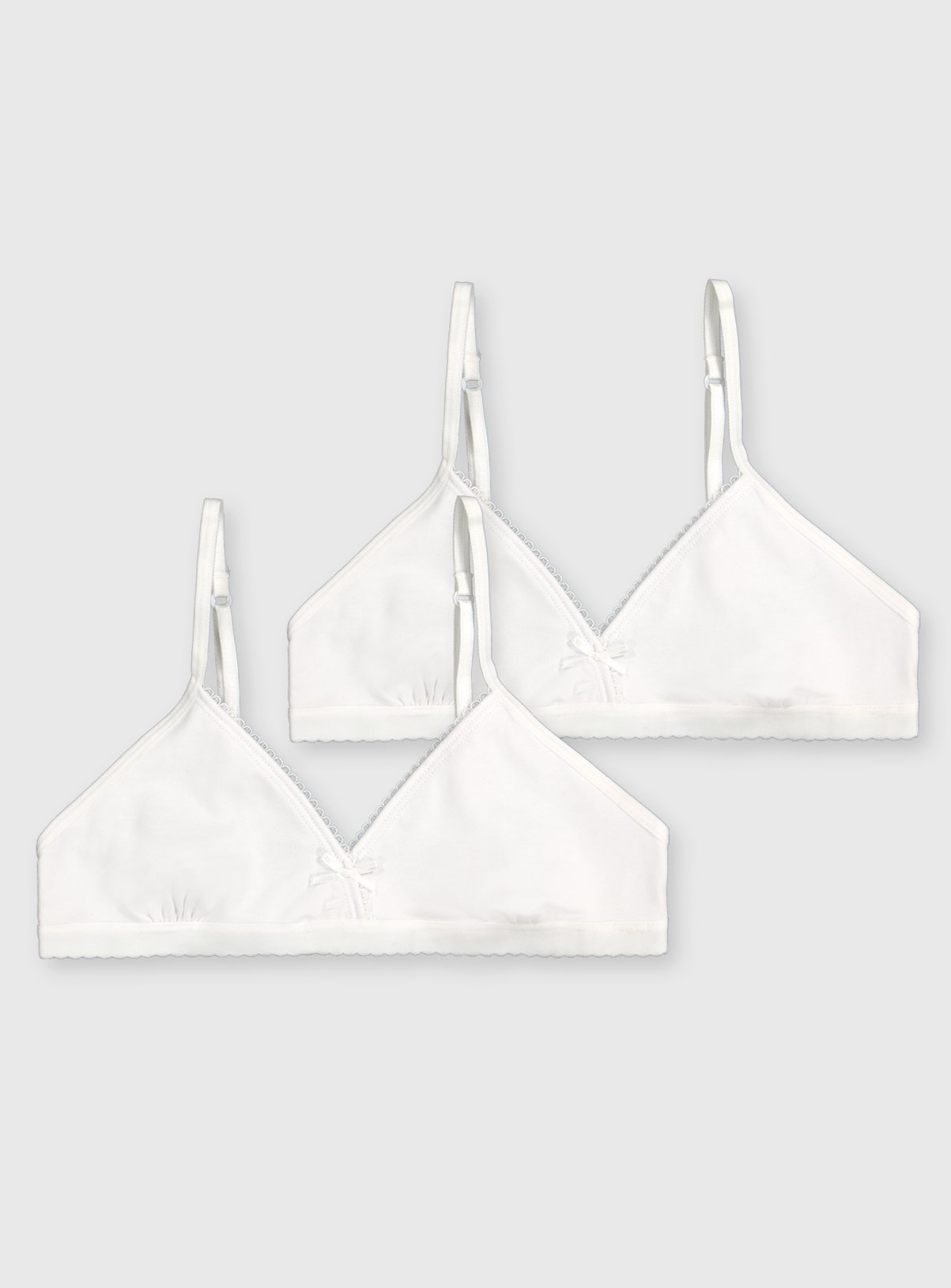 White First Bra 2 Pack 34A