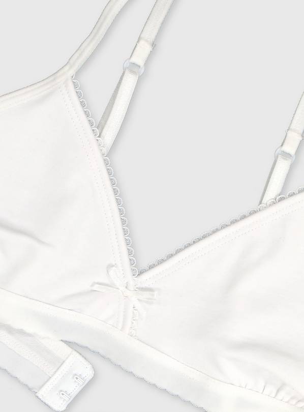 Buy White First Bra 2 Pack Size 30AA Bra