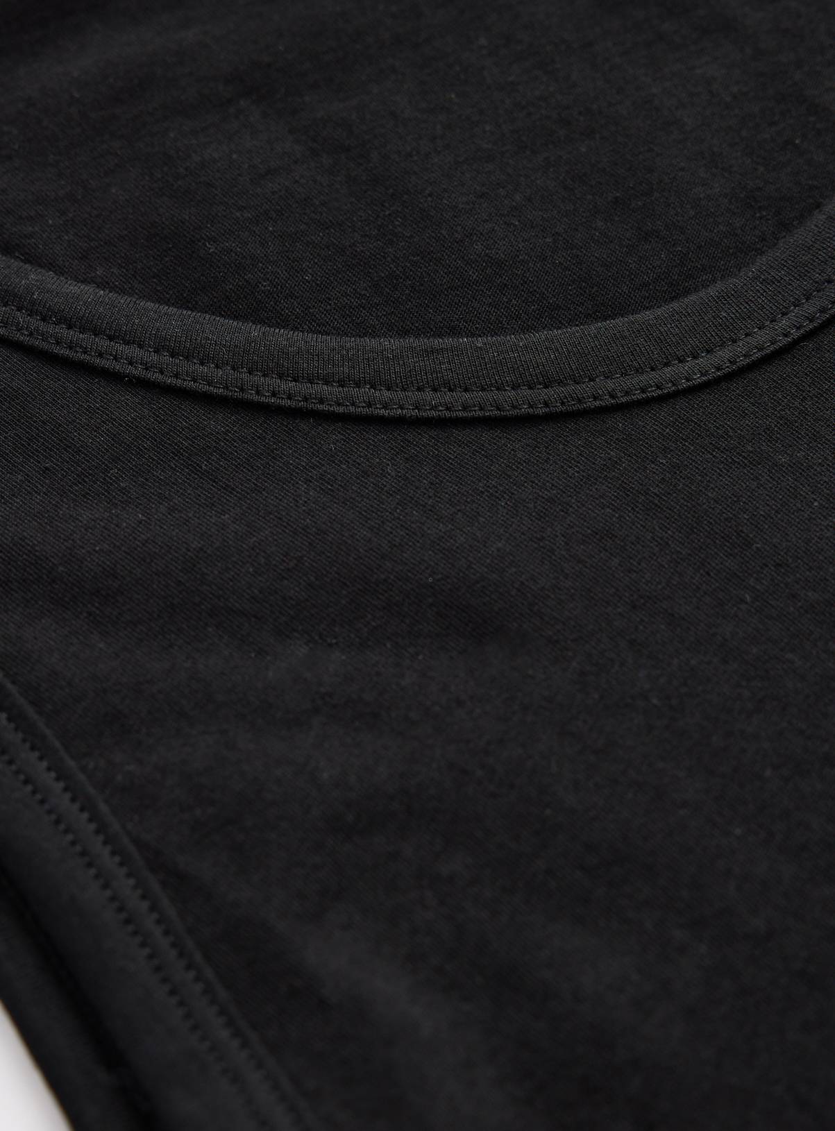 Black Sleeveless Vests 2 Pack XXXXL - Image 2