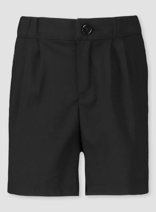 Girls Black School Shorts