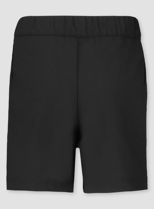 Girls Black School Shorts