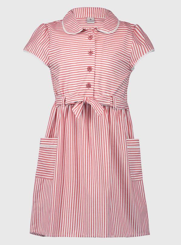 Buy Red Stripe School Dress - 6 years | School dresses and ginghams | Argos