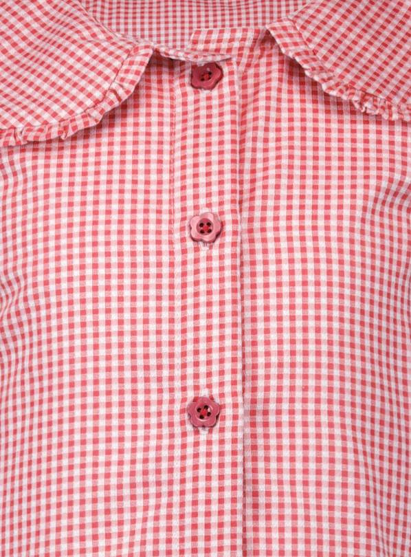 Gingham 2024 school blouse