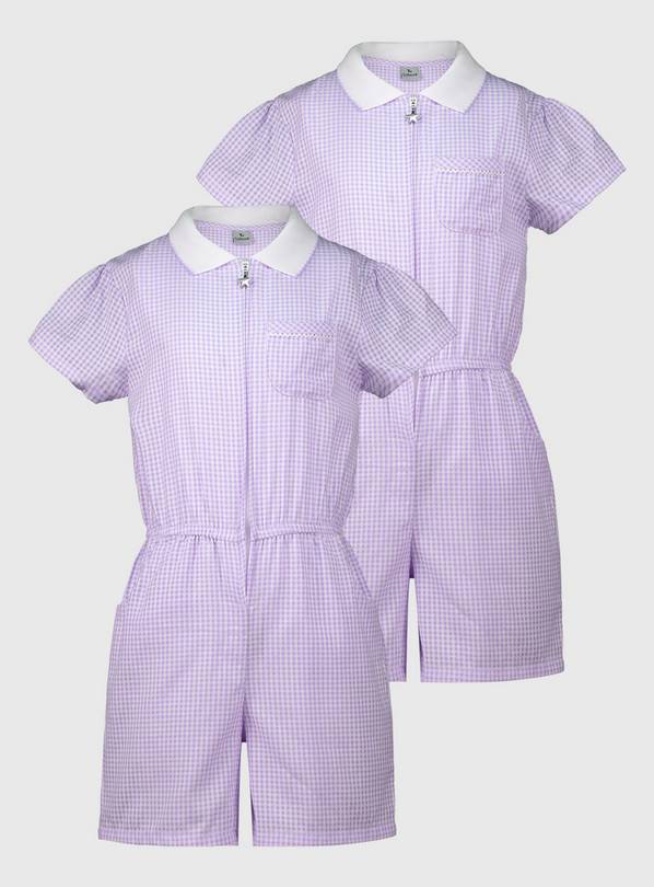 Lilac gingham best sale school dress