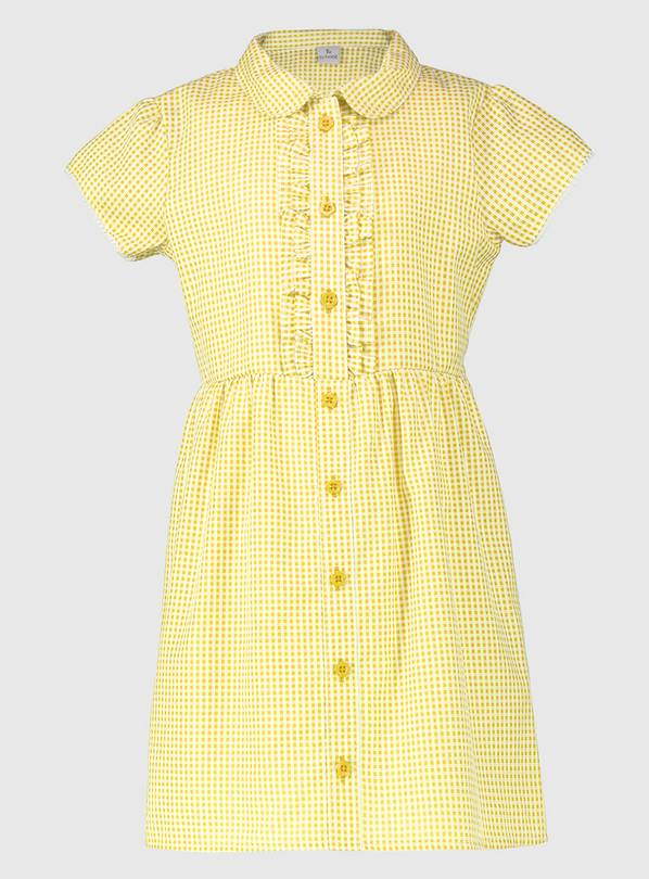 Gingham on sale dress yellow