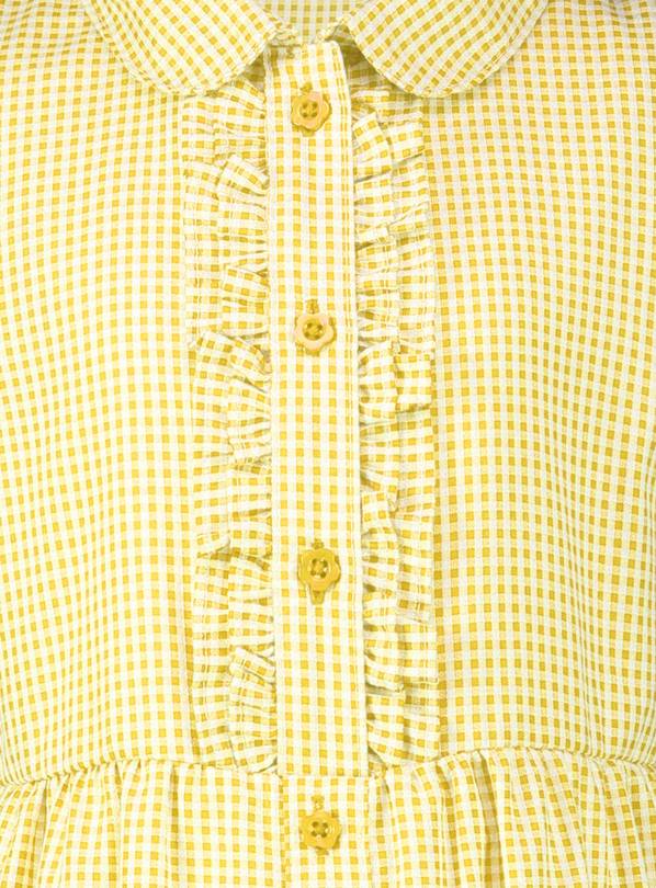 Yellow gingham best sale school dress