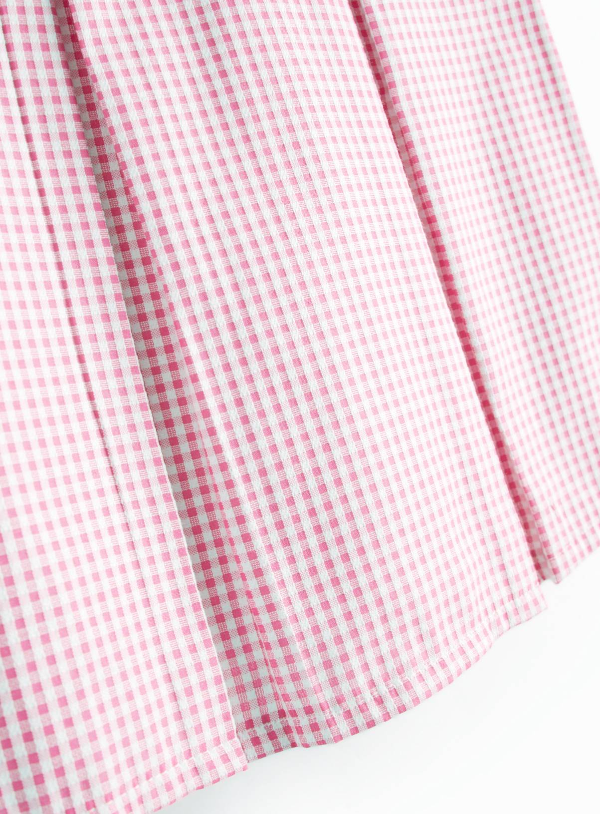 2 Pack Sporty Pink Pleated Gingham Dress 9 years - Image 3