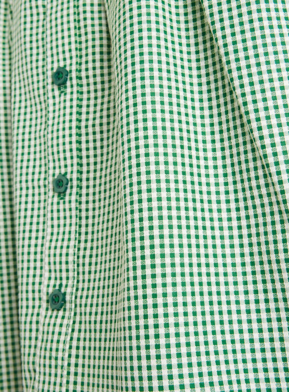 Green Gingham Cotton Blend Back Bow Dress 2 Pack 5 years - Image 5