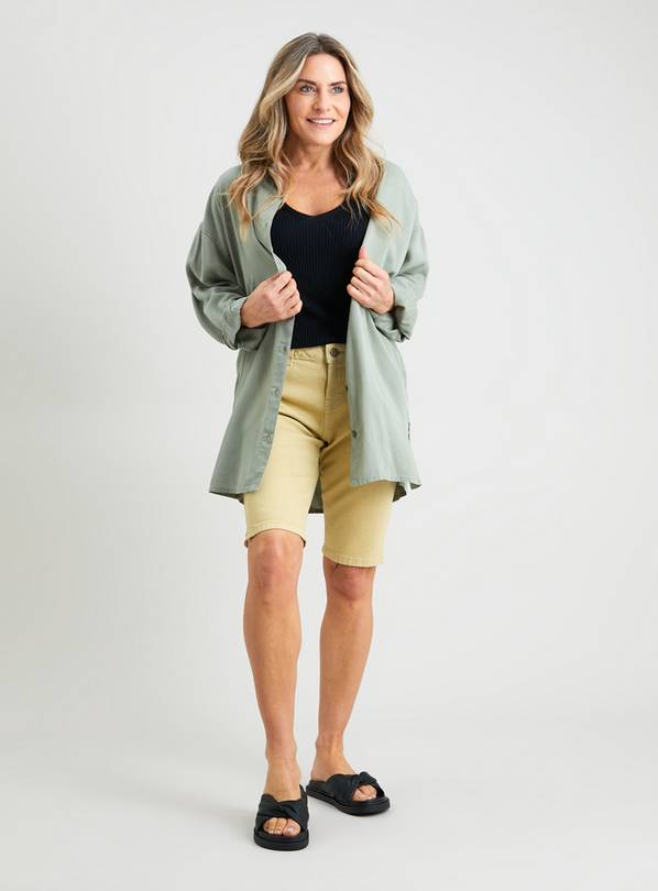 Butterscotch Denim Bermuda Shorts - 14