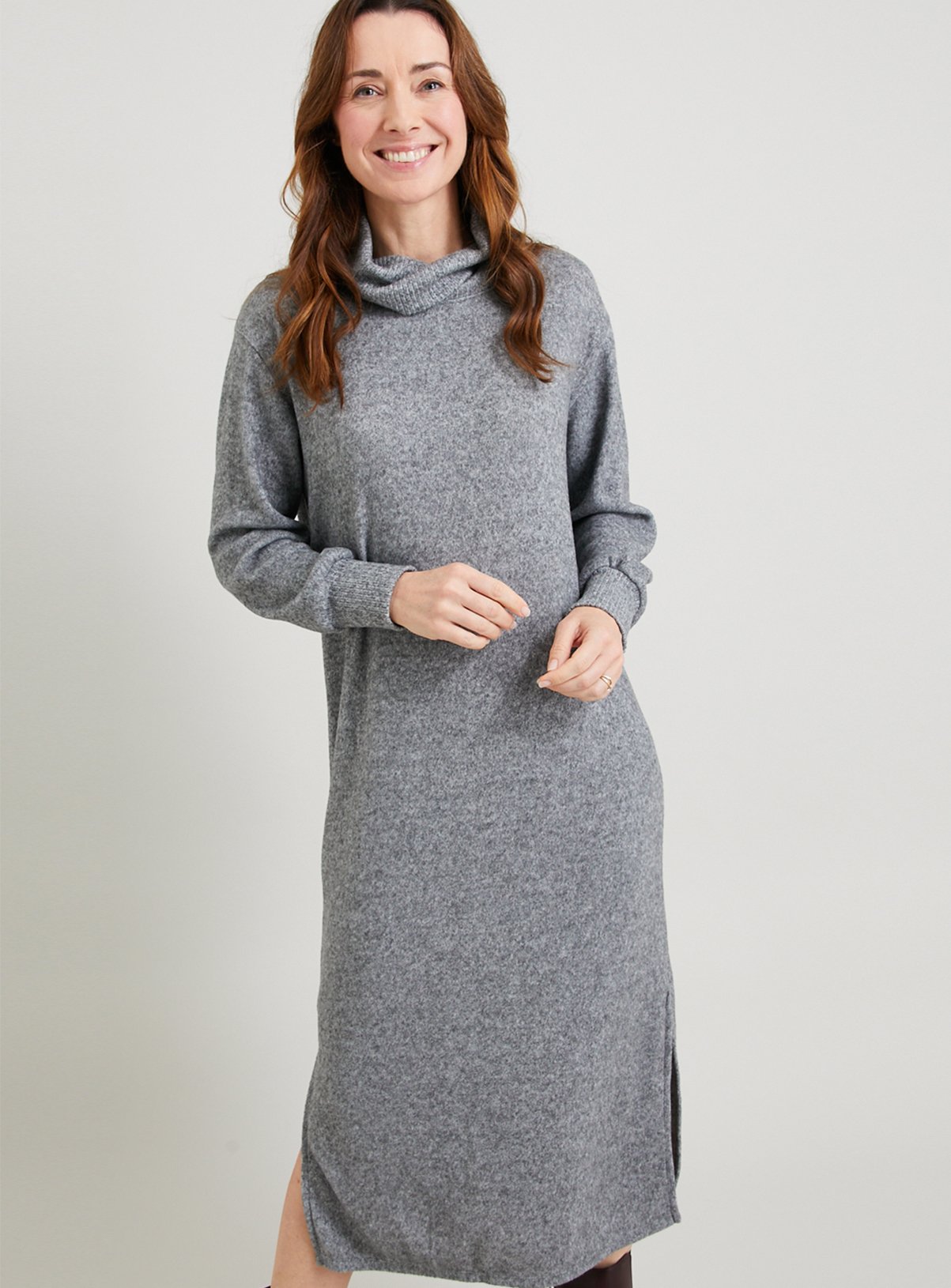 grey jumper dresses