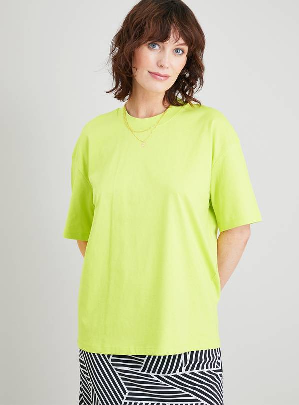 lime oversized t shirt