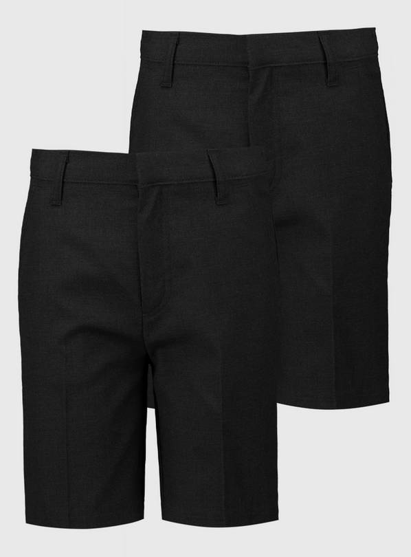 Boys black shop dress shorts