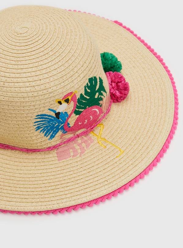 floppy straw sun hat