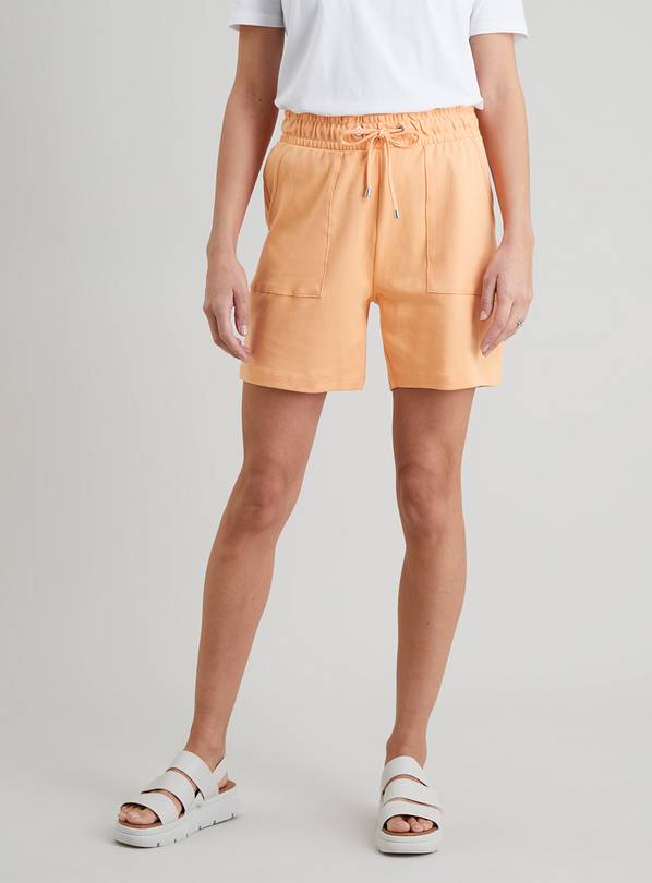 Orange Coord Jersey Shorts - 14