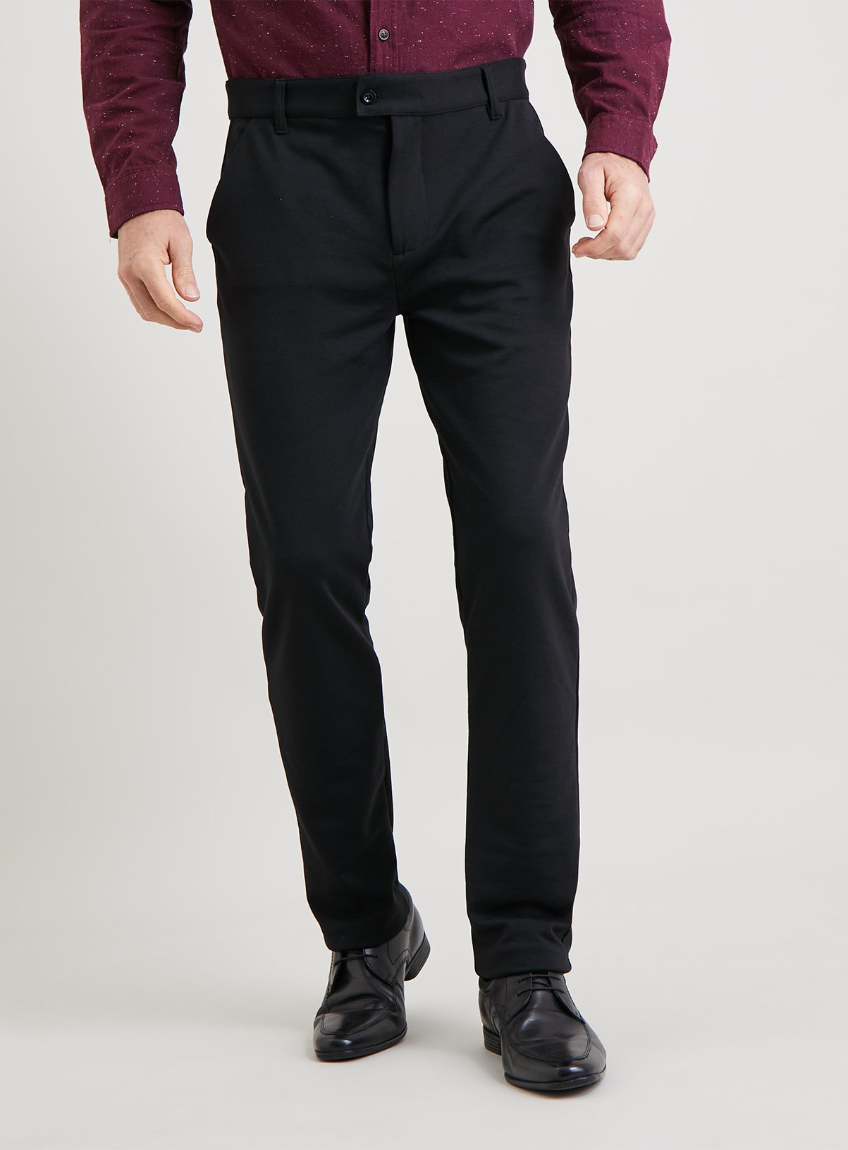 black formal trousers men's