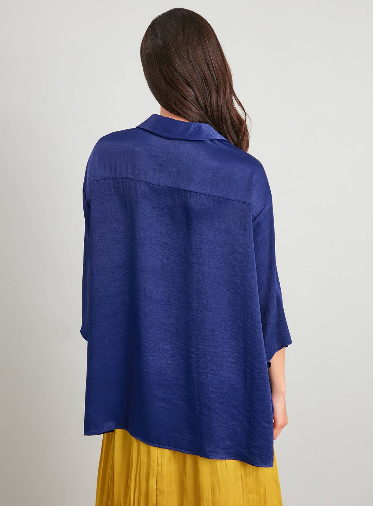 SKU: OCT G3 SATIN OVERSIZED SATIN SHIRT:Blue:24 - Image 4