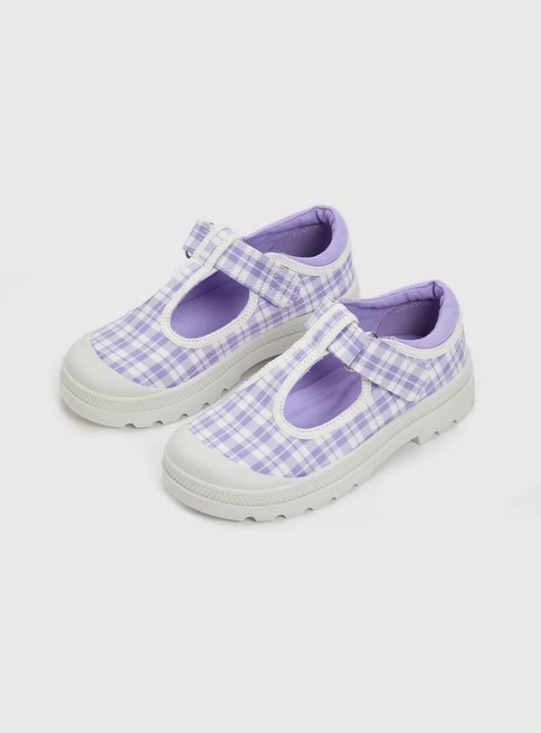 Purple t bar on sale shoes