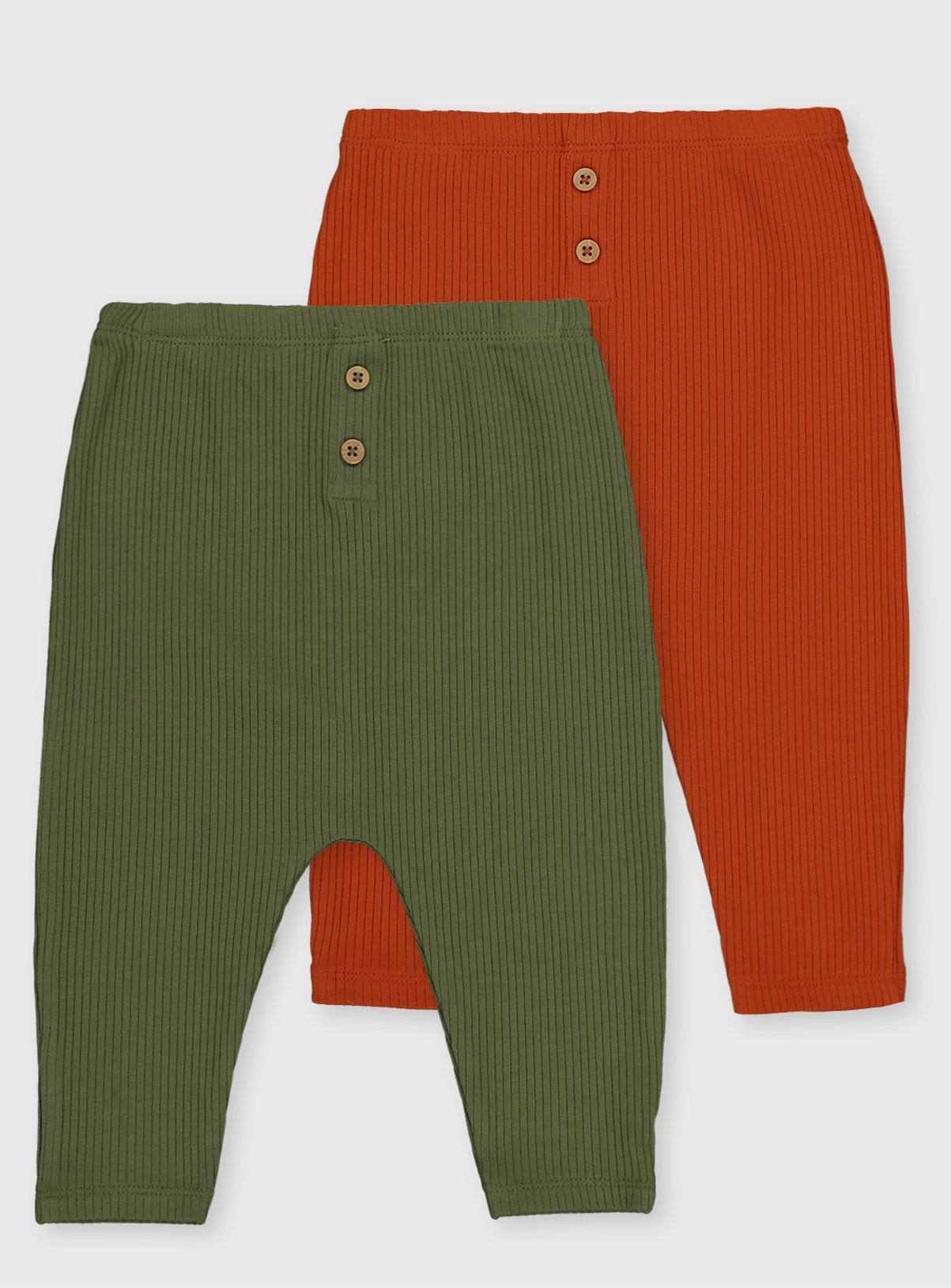 Khaki & Rust Rib Bottoms 2 Pack review | 8.6 / 10