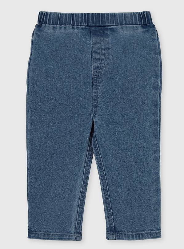 Light Denim Jeggings - 9-12 months