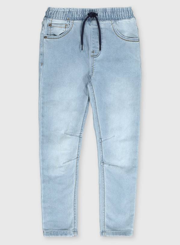 Light Wash Regular Fit Jeans With Stretch - 7 years