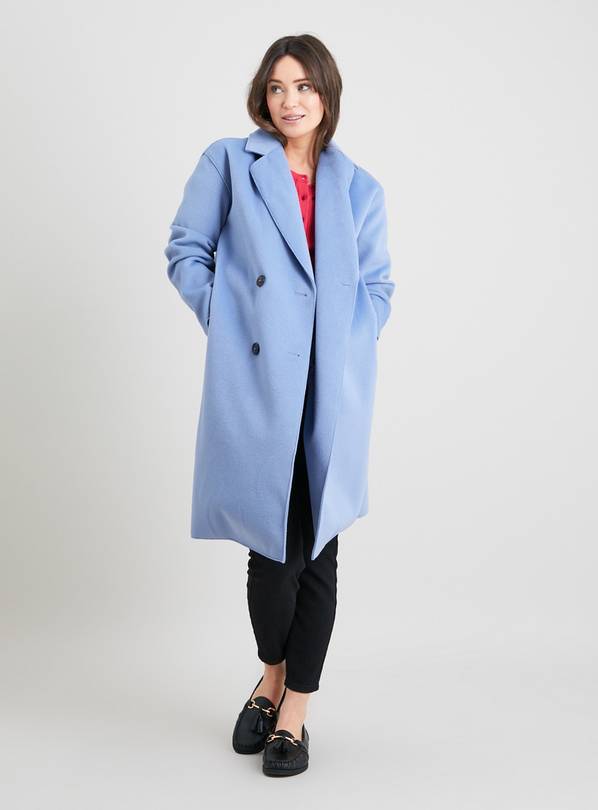 Double Breasted Longline Tailored Coat, SOSANDAR