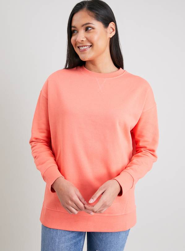 Buy Coral Boyfriend Sweatshirt L Hoodies and sweatshirts Argos