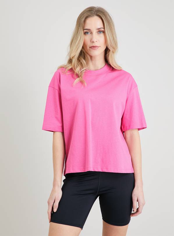 Pink Boxy Fit T-Shirt - 20