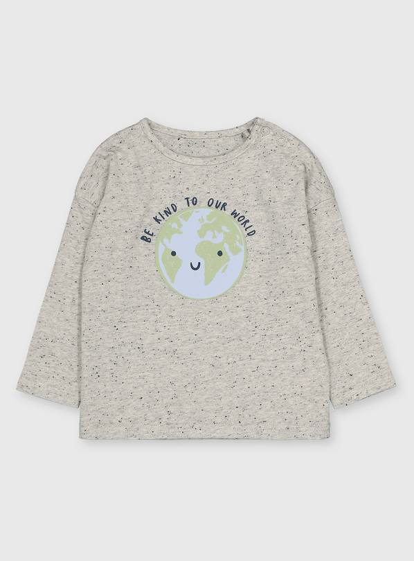 Buy Grey Be Kind To Our World TShirt 36 months Tops and tshirts
