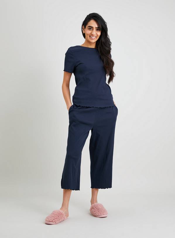 Womens navy pyjama discount bottoms