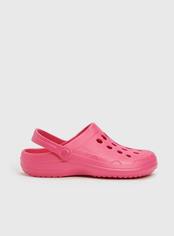 Buy Bright Pink Clogs 7 Sandals Argos
