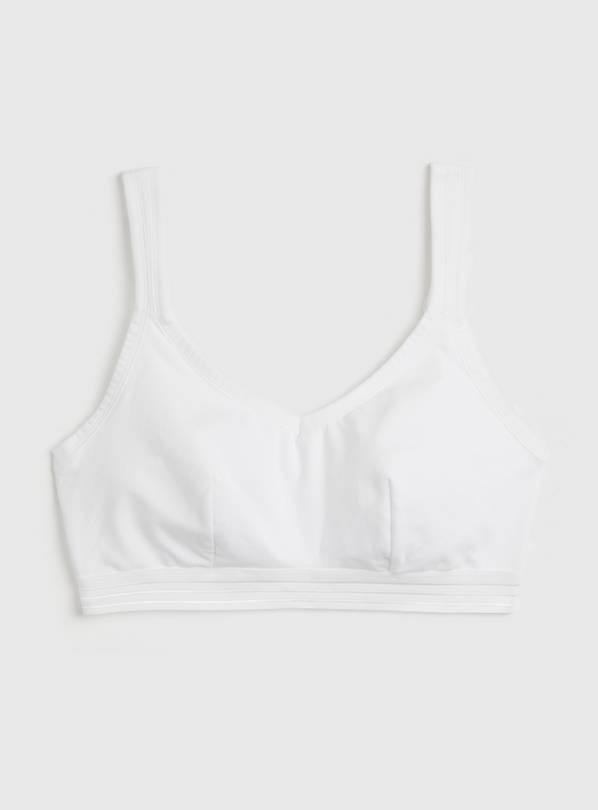 Buy A-E White Zig Zag Soft Touch Comfort Bra 32E, Bras