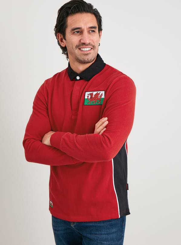 Buy Men's Mini Me Wales Red Rugby Shirt XXL Shirts Argos
