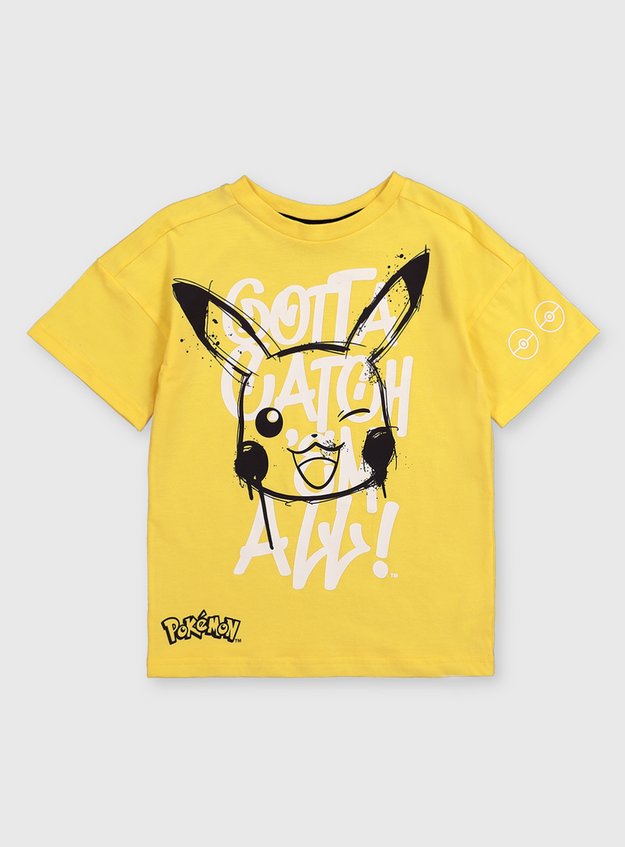 License & Character Shop Pokémon Yellow Pikachu T-Shirt (3-14 Years) | Tu  clothing