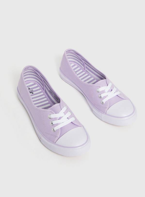 Lilac canvas outlet shoes