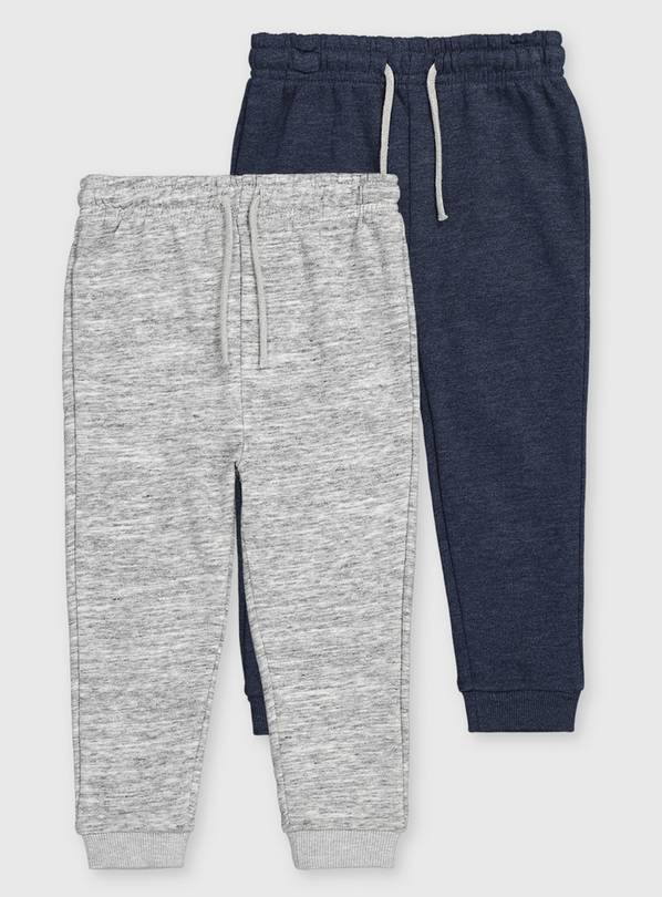 Navy & Grey Joggers 2 Pack 1-1.5 years