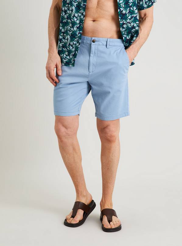 Mens blue hotsell khaki shorts