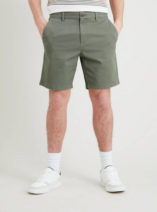 Khaki Chino Shorts - 42