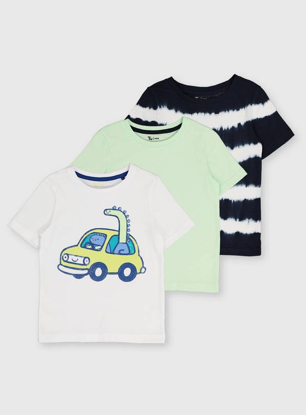 Kids Clothes Tu Kidswear Sale Buy Dinosaur Tops Pack Years T