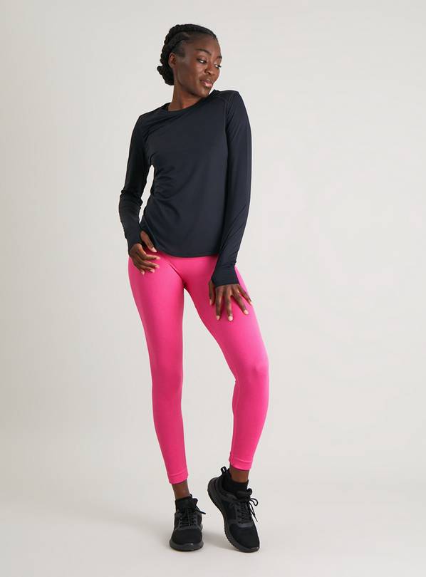 Neon pink leggings